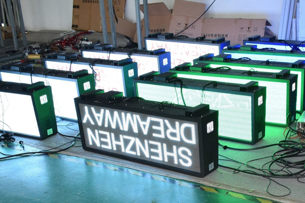 Taxi Roof LED Display